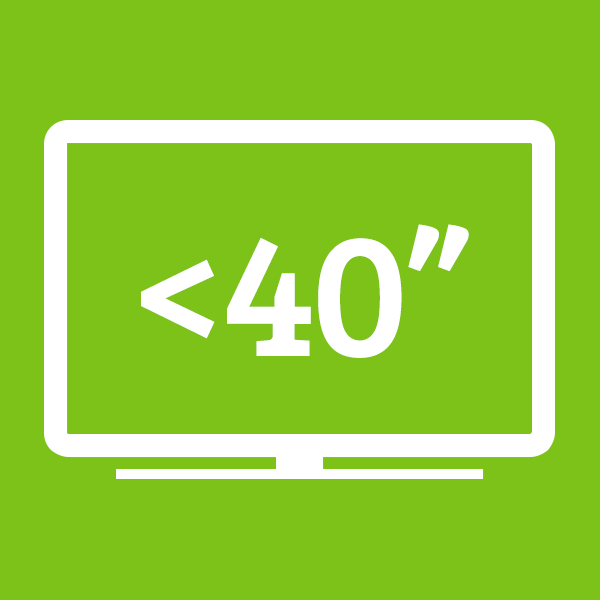 Televisores < 40