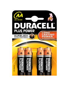 PAQUETE 4 PILAS DURACELL AA (LR06) PLUS K4 