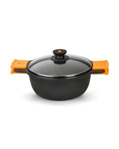 CACEROLA ALTA BRA EFFICIENT 28CM TAPA CRISTAL (A270328)