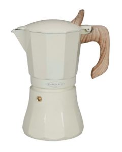 CAFETERA OROLEY INDUCCION PETRA 6 TAZAS CREMA