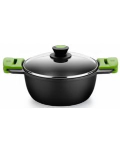 CACEROLA ALTA BRA PRIOR 32CM TAPA CRISTAL (A400332)