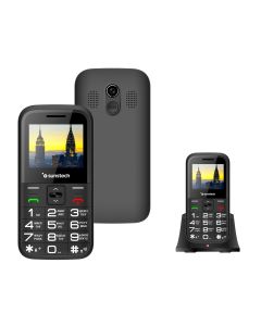 TELEFONO SUNSTECH CEL4BK NEGRO PERSONAS MAYORES