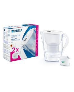 JARRA PURIFICADORA BRITA MARELLA BLANCA 2 FILTROS MXPRO