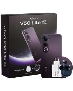 TELEFONO VIVO BUNDLE V50 LITE 5G 6.77" AMOLED 8/256GB BLACK