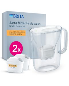 JARRA BRITA STYLE ESSENTIAL BLANCA 2 FILTROS EXPERTO EN CAL