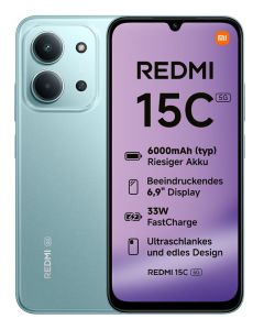 TELEFONO XIAOMI 15C 5G 6,90”HD+ NFC 33W 120Hz  4/128GB MINT